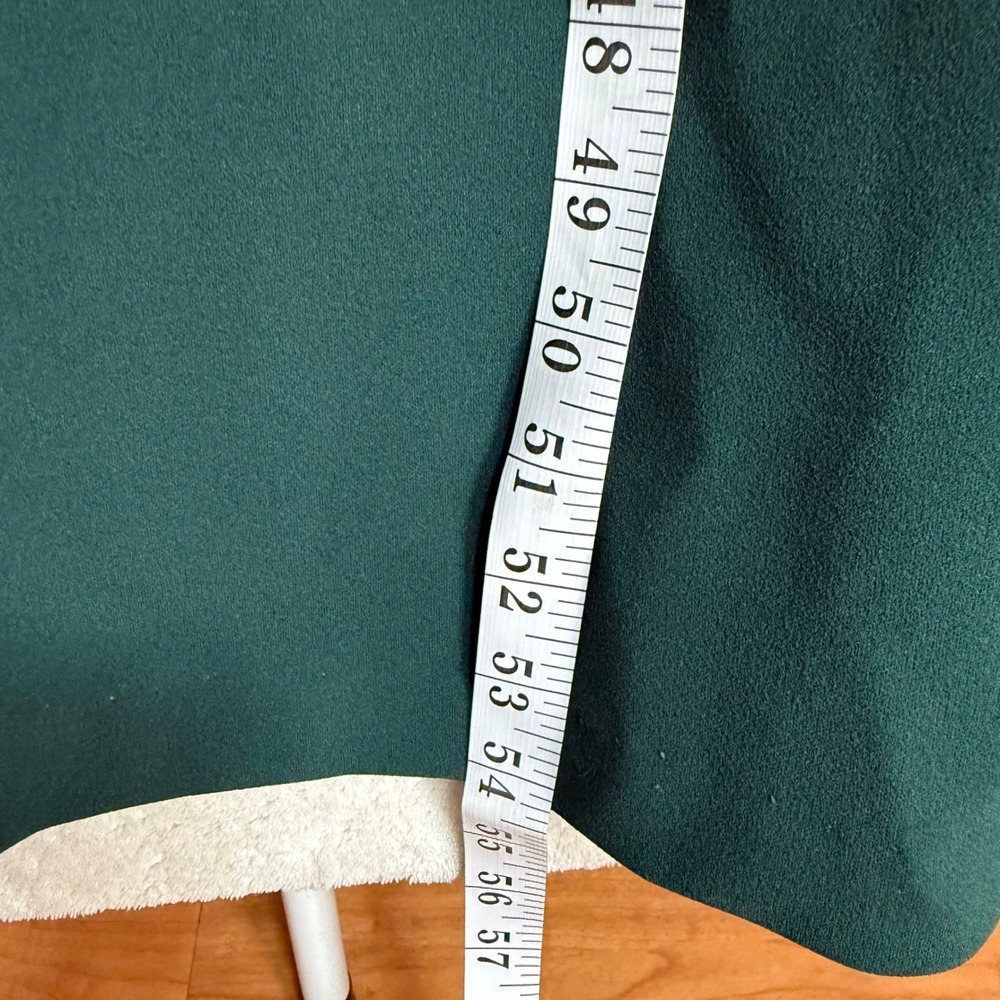 Calvin Klein Women Forest Green Off Shoulder V-Notch Mermaid Evening Gown Size 8 - Picture 4 of 8